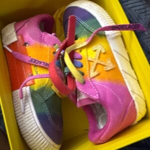Off-White Multicolor Kids Sneakers